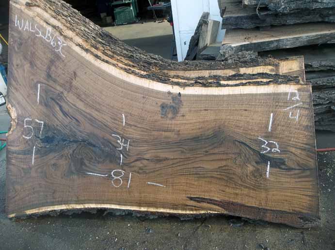 Walnut Slab WALSLB63C