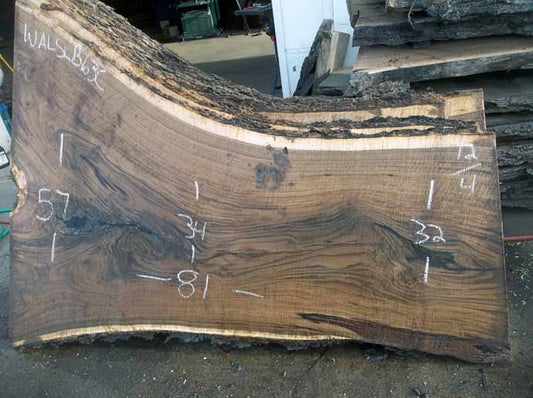 Walnut Slab WALSLB63C