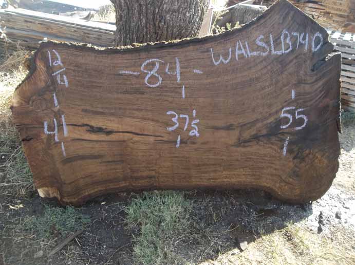Walnut Slab WALSLB74D