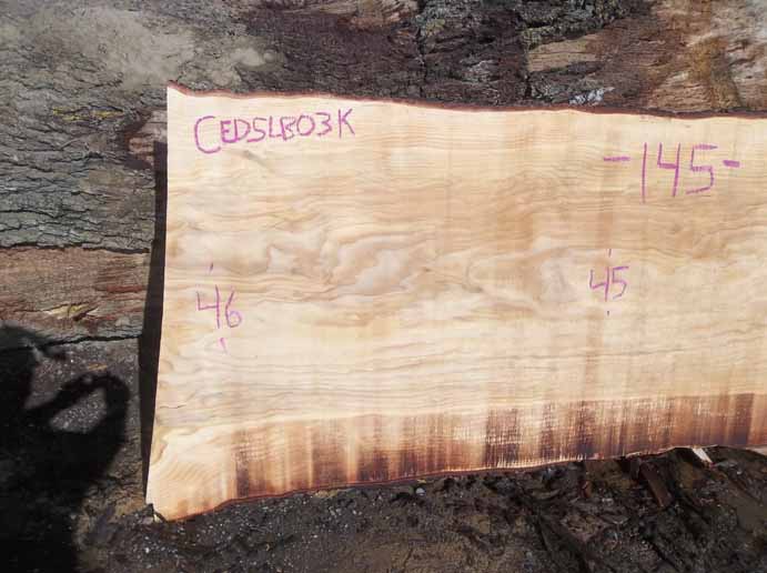 Cedar Slab CEDSLB03K