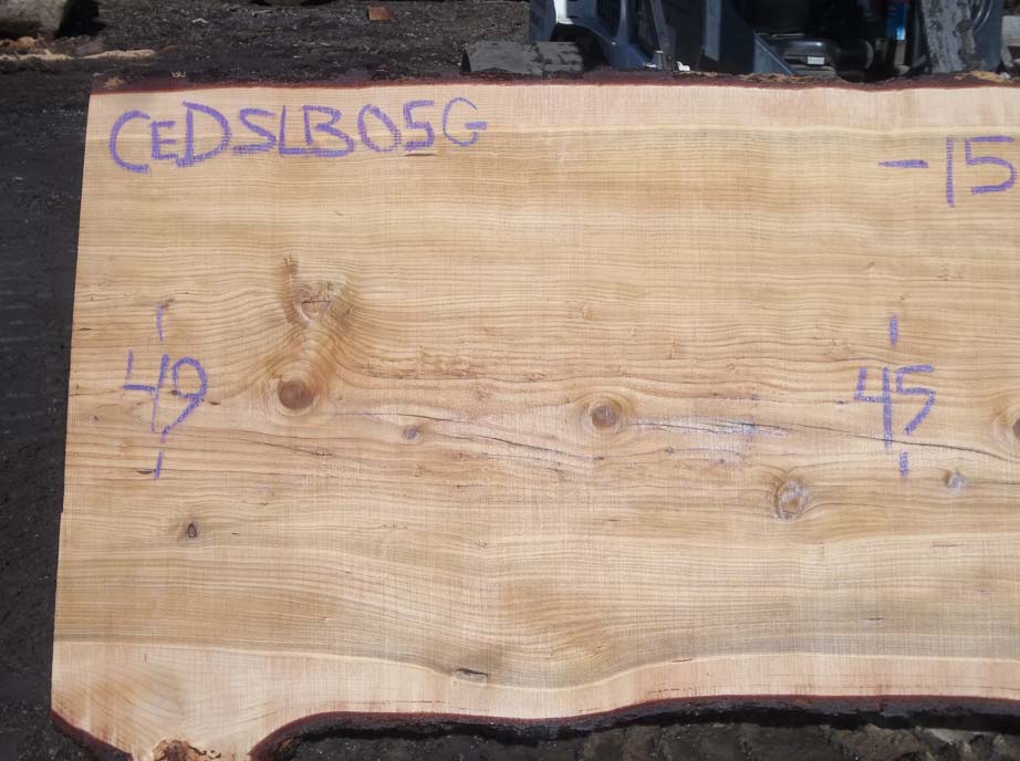 Cedar Slab CEDSLB5G