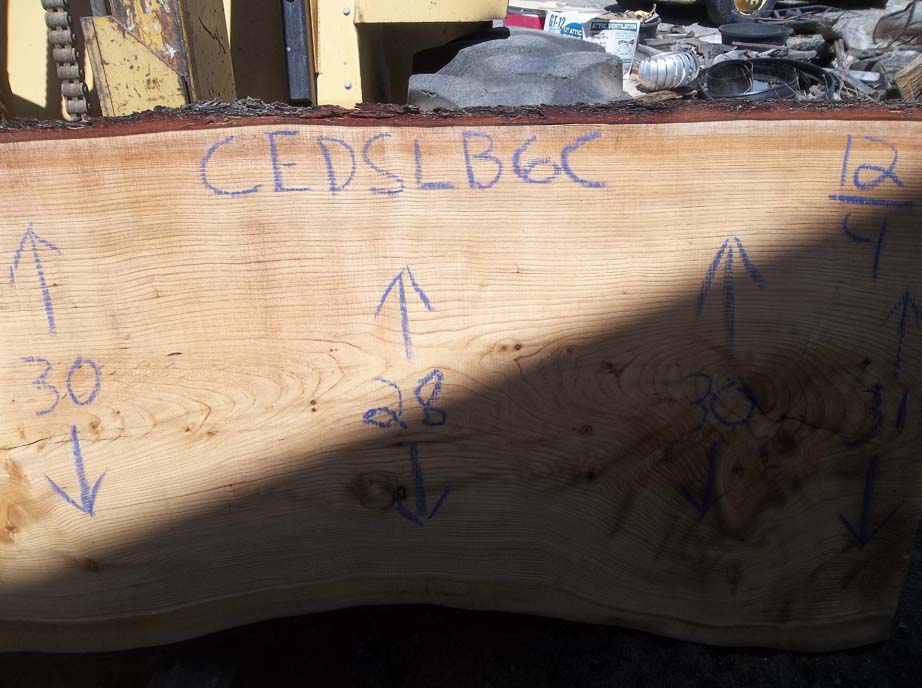 Cedar Slab CEDSLB6C