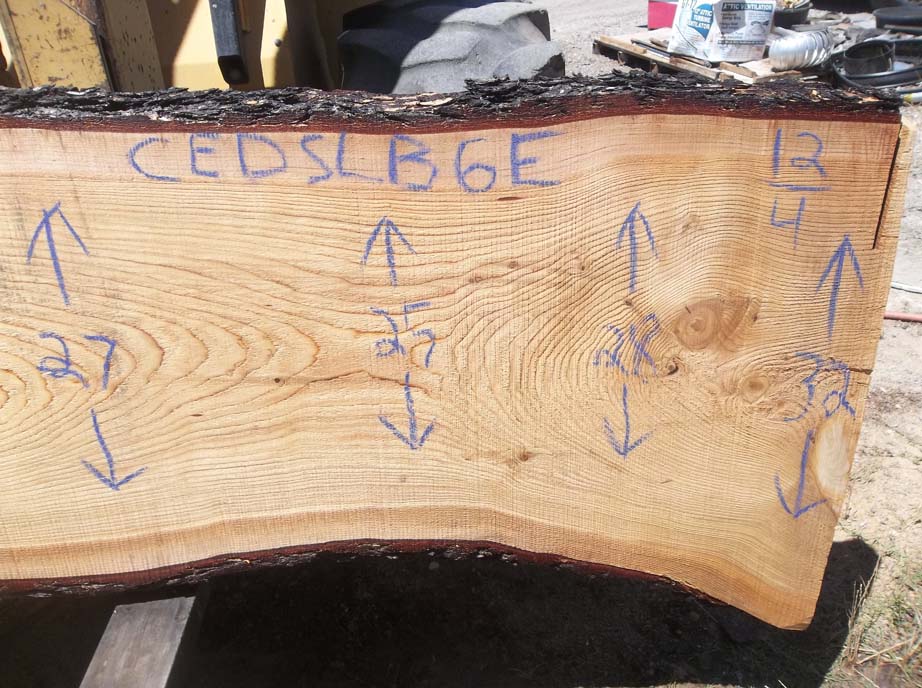 Cedar Slab CEDSLB6E