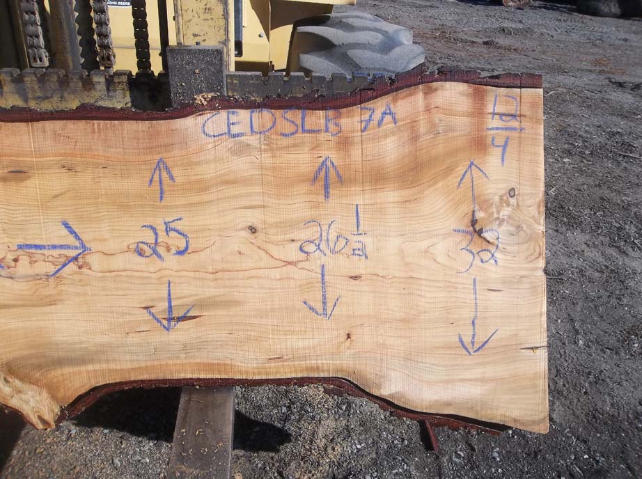 Cedar Slab CEDSLB7A