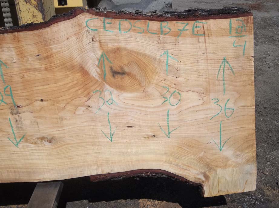 Cedar Slab CEDSLB7E