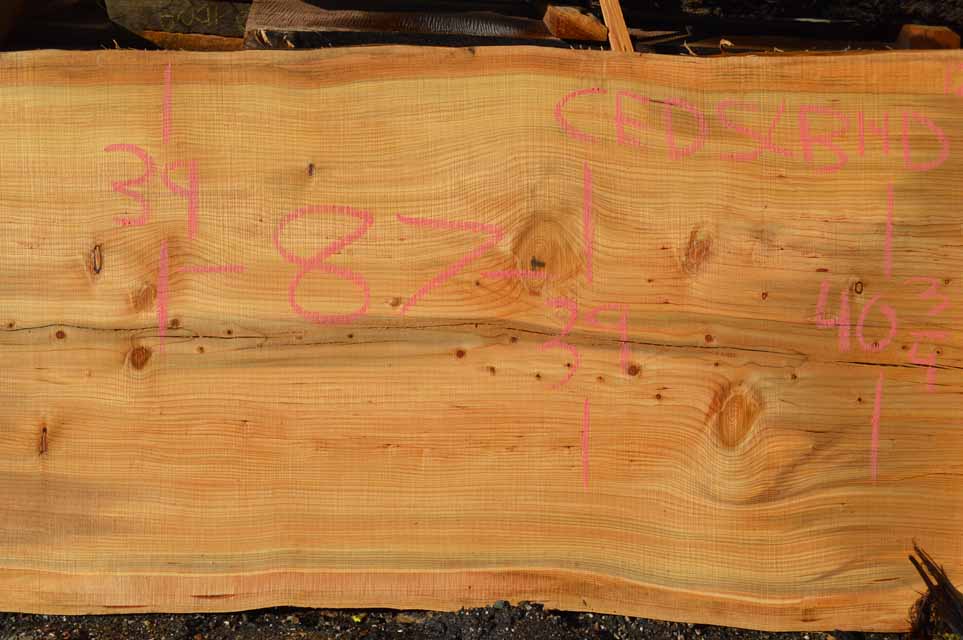 Cedar Slab CEDSLB12D
