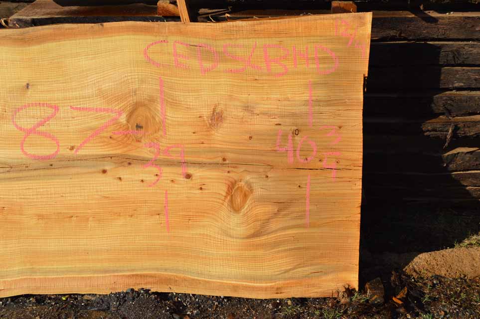 Cedar Slab CEDSLB12D
