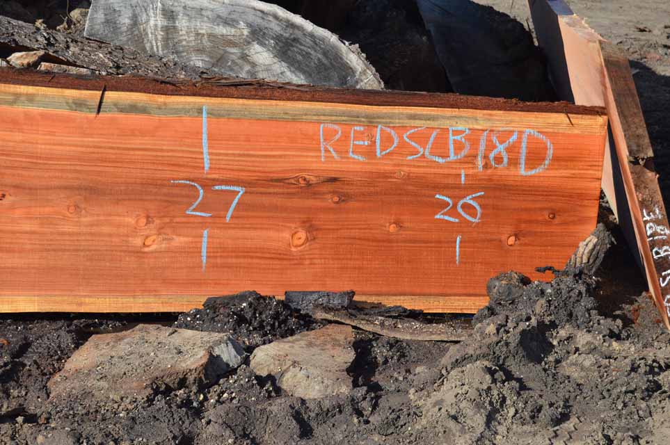 Redwood Slab REDSLB18D