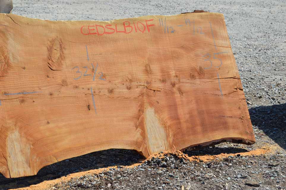 Cedar Slab CEDSLB10F