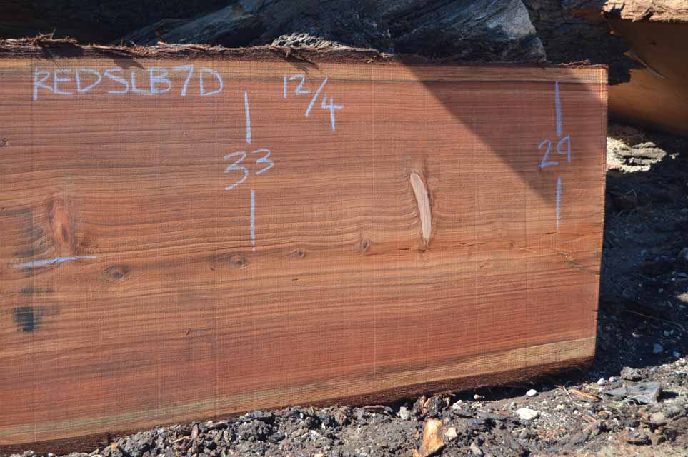 Redwood Slab REDSLB7D